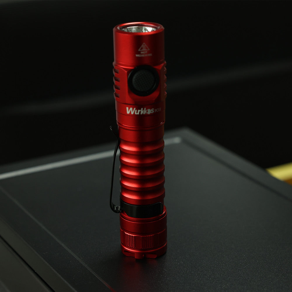 Wurkkos FC11 LH351D 90 CRI 18650 LED Flashlight with Magnetic Tail 2 Groups USB-C Rechargeable