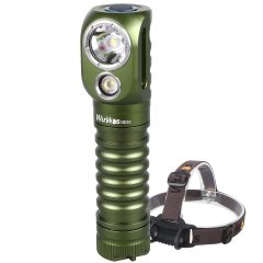 Wurkkos HD15R Dual LEDs Headlamp, Angle Flashlight with Red Beam Mode, Replaceable short tube included, Rechargeable 18650 Headlamp with Reverse Charging