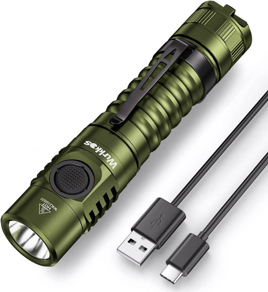 Wurkkos FC11 LH351D 90 CRI 18650 LED Flashlight with Magnetic Tail 2 Groups USB-C Rechargeable